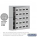 Salsbury Cell Phone Storage Locker - with Front Access Panel - 5 Door High Unit (5 Inch Deep Compartments) - 20 A Doors (19 usable) - steel - Surface Mounted - Resettable Combination Locks